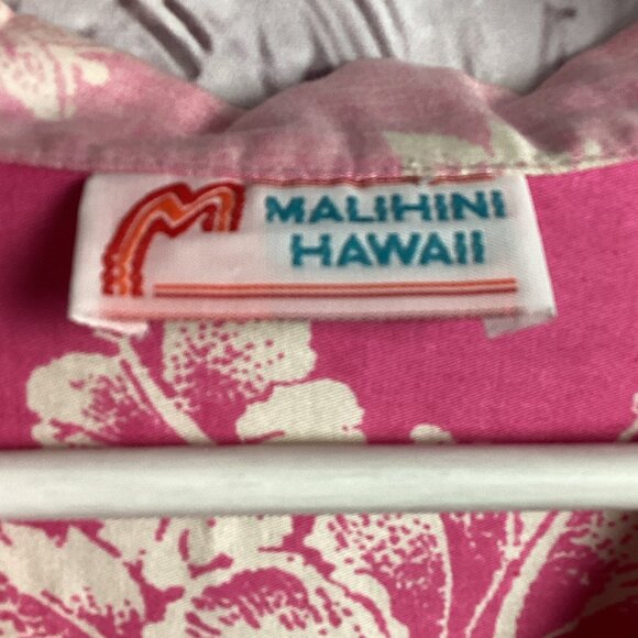 Vintage Malihini Hawaii Short Sleeved Casual Button Down Hawaiian Shirt - Picture 2 of 8
